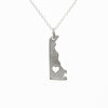 Sterling silver Delaware necklace