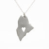 Sterling silver Maine necklace
