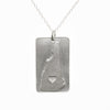 Sterling silver New Hampshire necklace