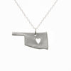 Sterling silver Oklahoma necklace
