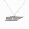 Sterling silver Tennessee necklace