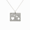 Sterling silver Hawaii necklace