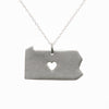 Sterling silver Pennsylvania necklace